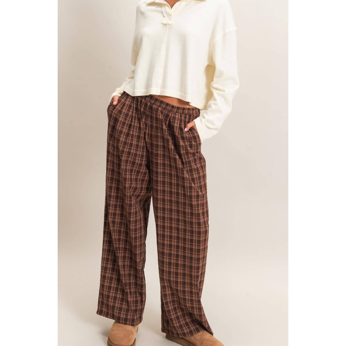 Slow Days Plaid Pants