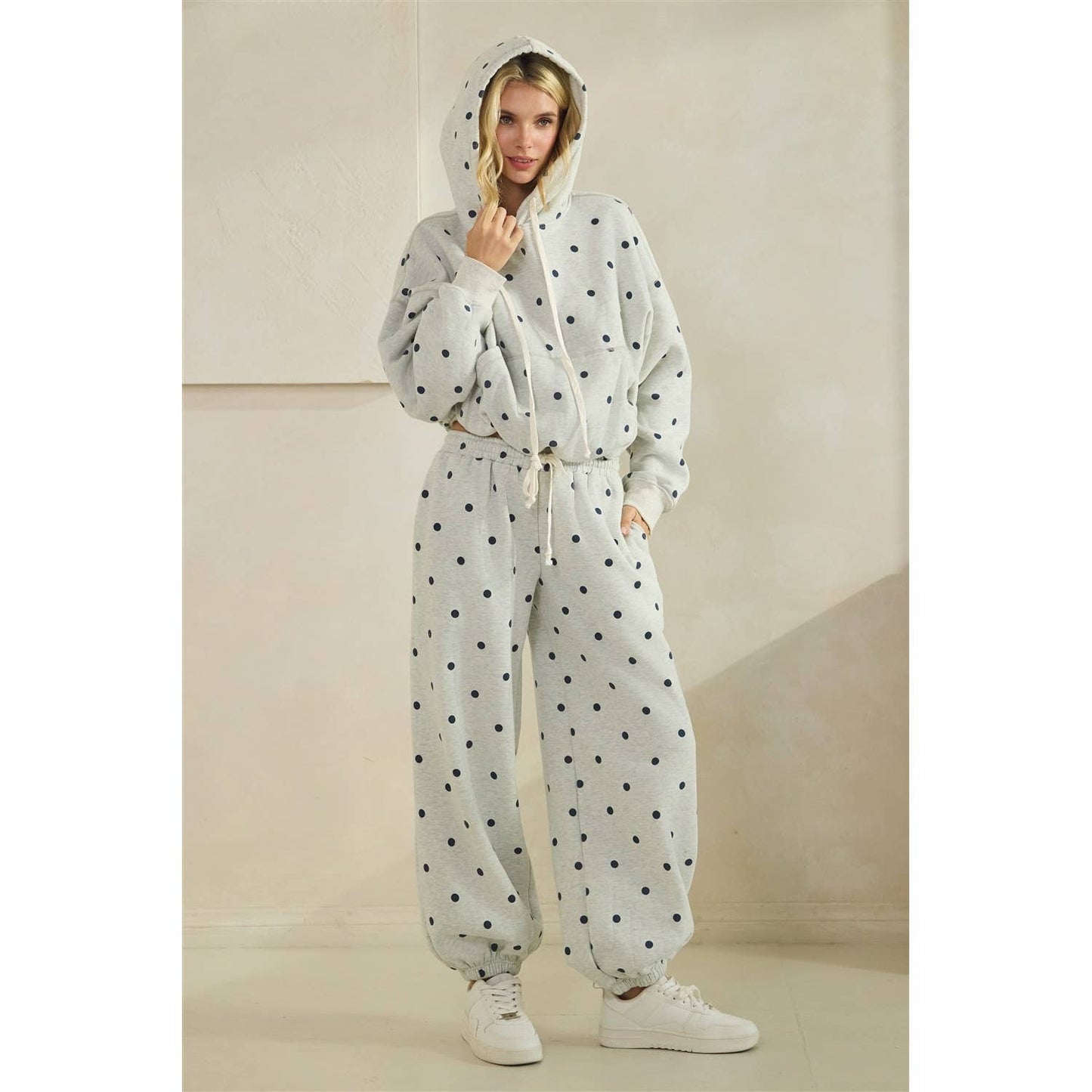 Polka Dot Sweat Pants