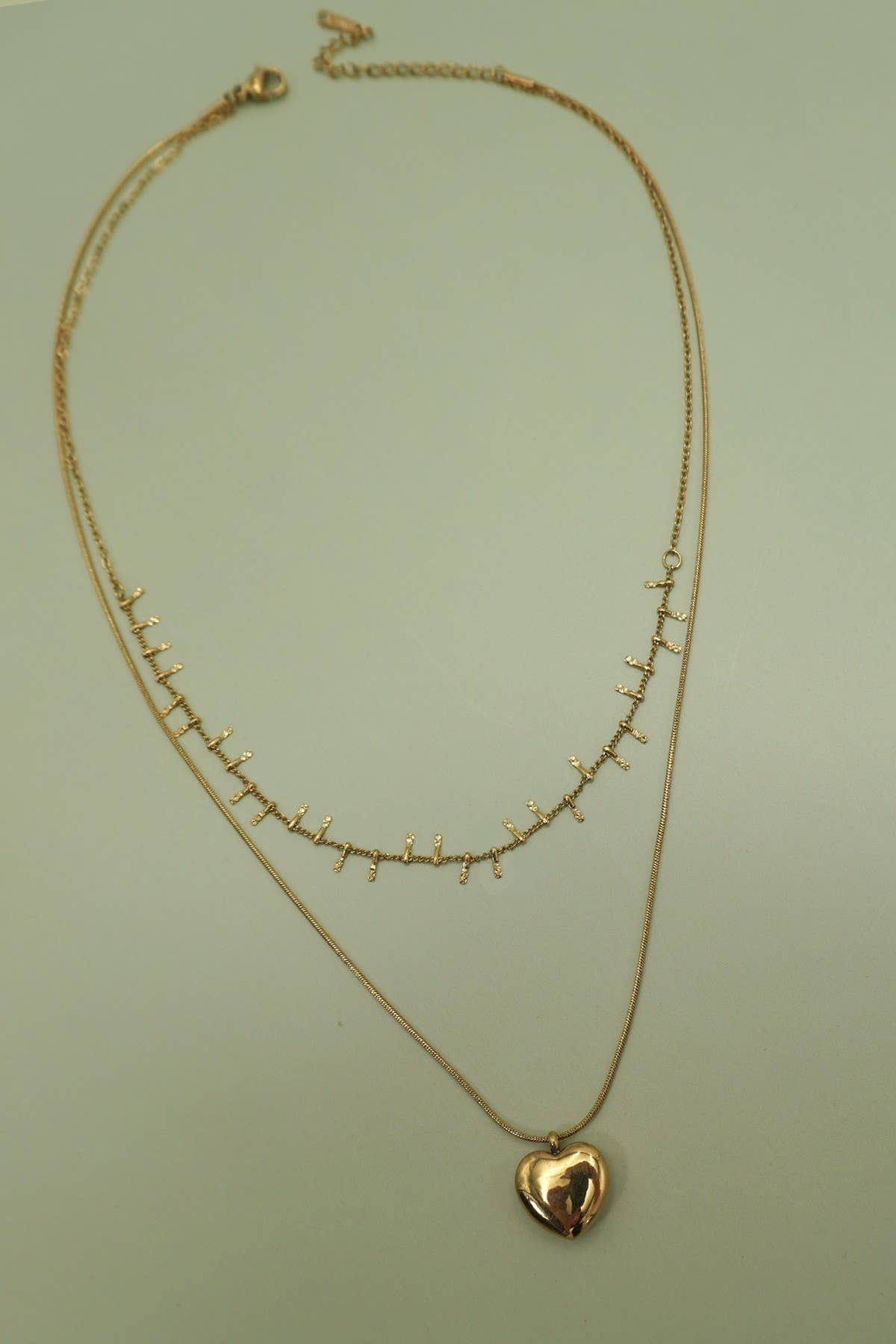 18K Stainless Steel Tarnish-Free Layered Necklace