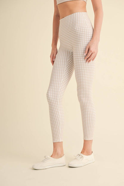 Gingham Aligned Performance Leggings