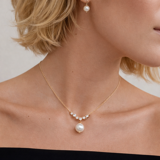 Pearl Halo Necklace