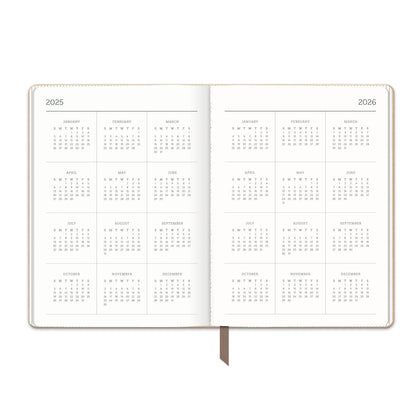 2026 Desert Taupe Large Dual-Textured Planner
