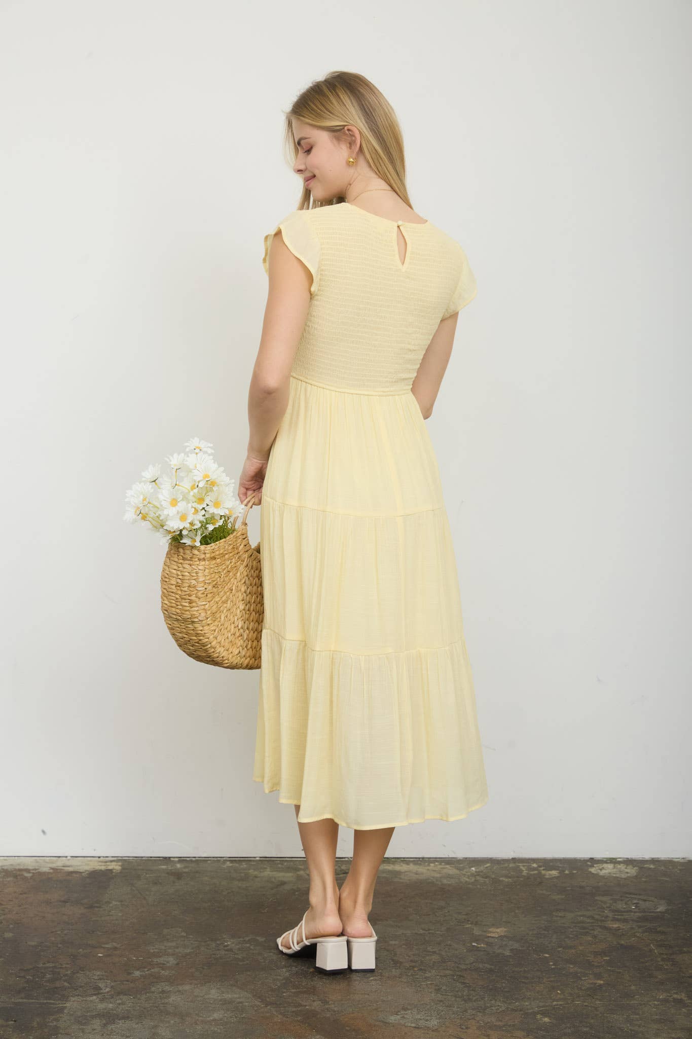 Simply Sweet Tiered Midi Dress