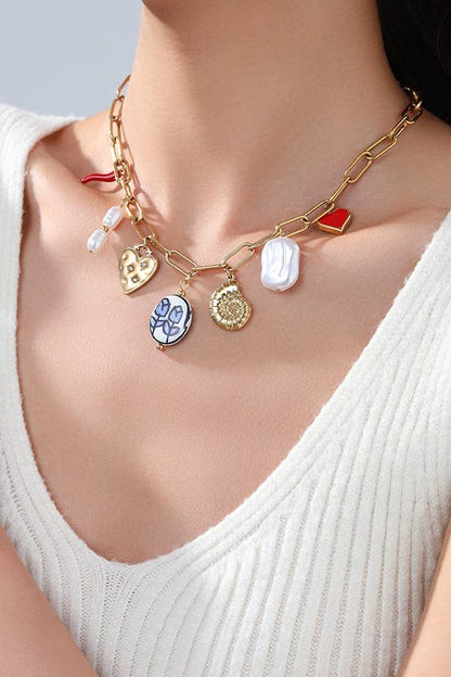 Charm Link Necklace