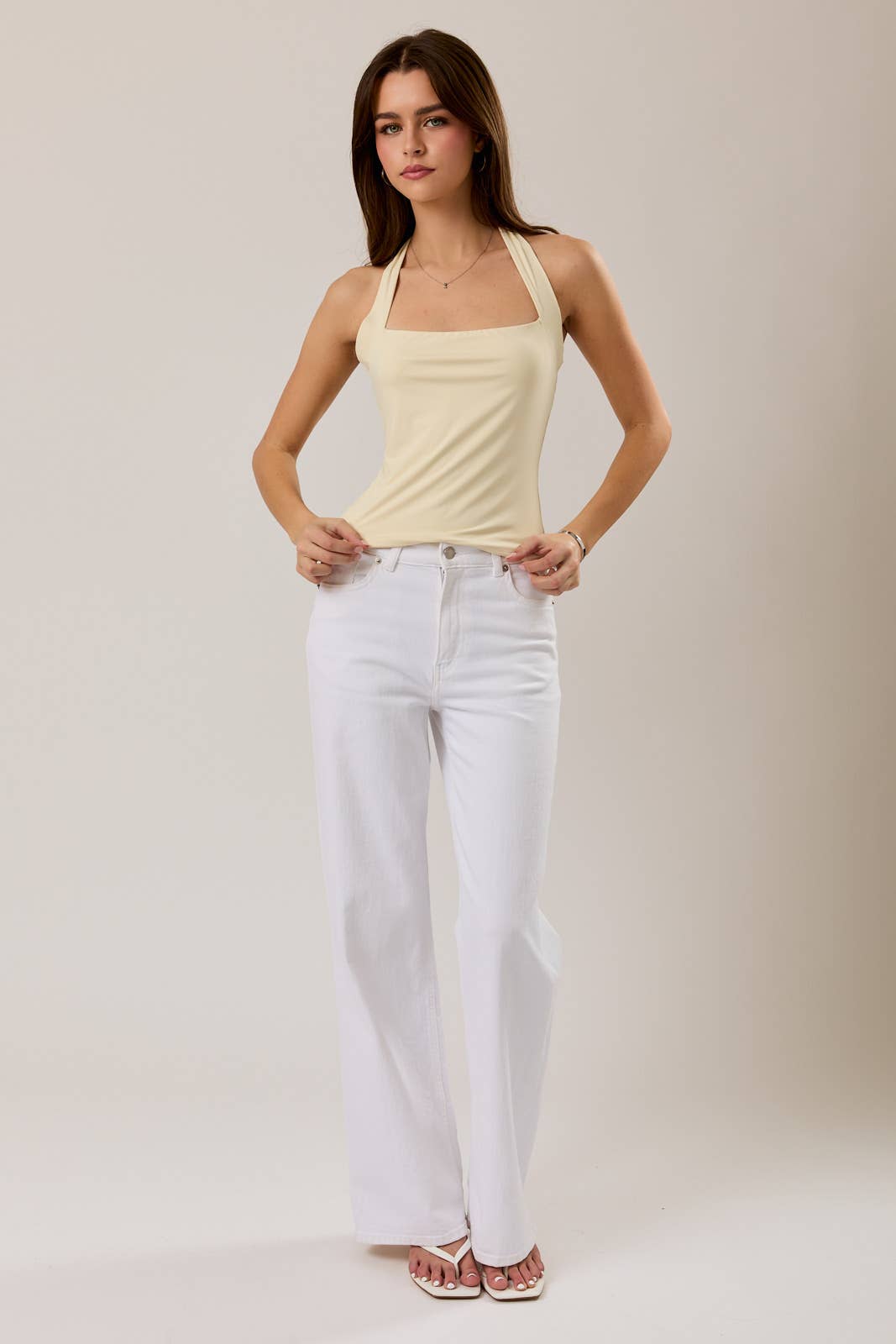 Buttercream Halter Top