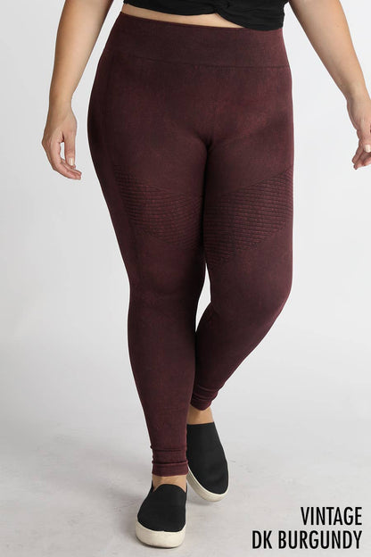 Plus Vintage Moto Leggings | FINAL SALE