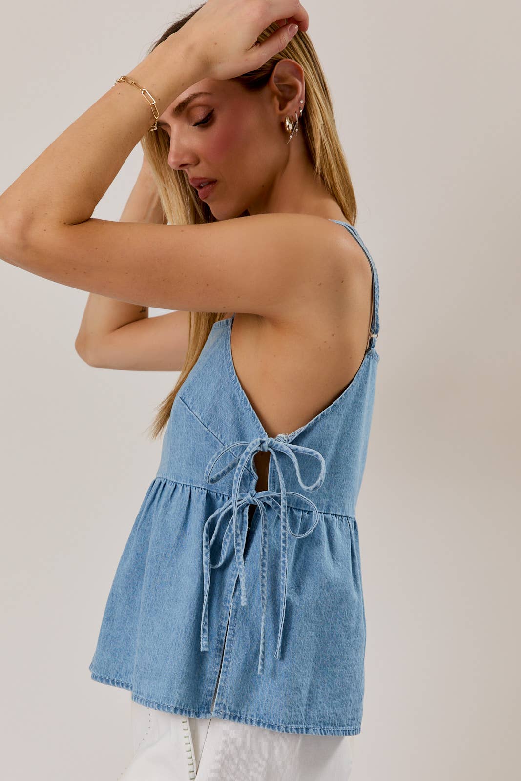 Lightweight Denim Top