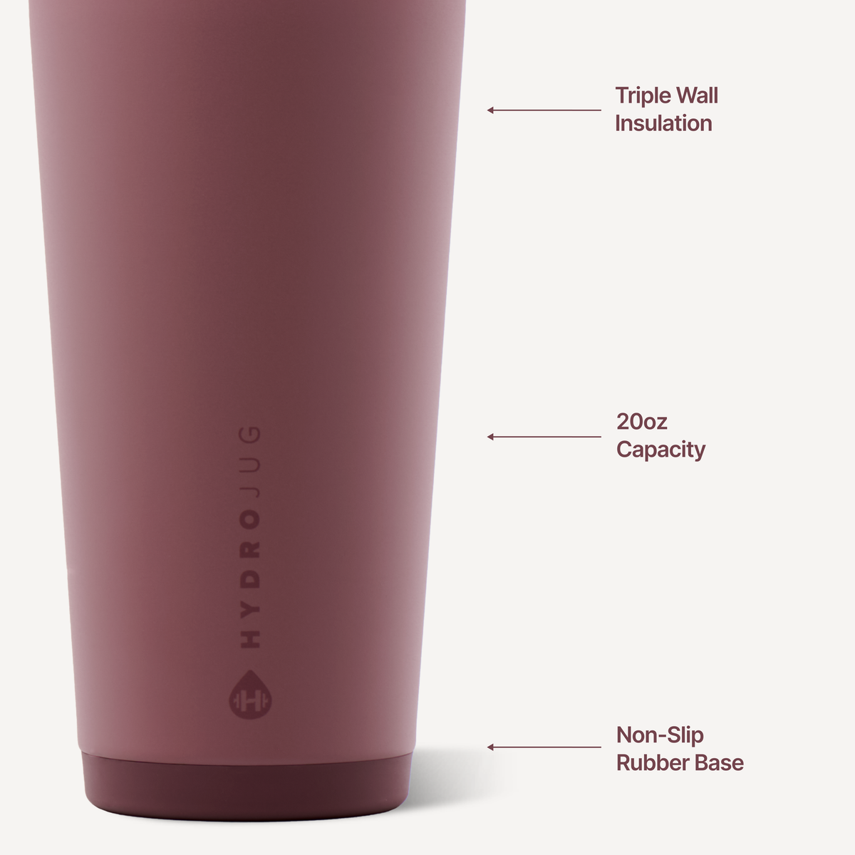Canyon Rose HydroJug 20 oz Everyday Tumbler