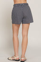 Stripe Poplin Shorts