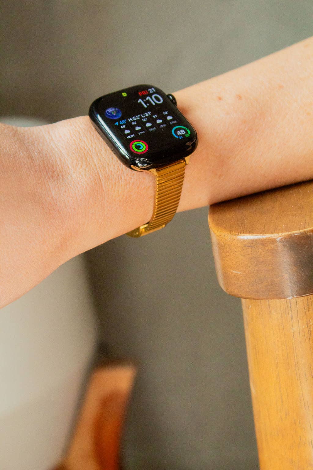 Vintage Gold Link Apple Watch Band