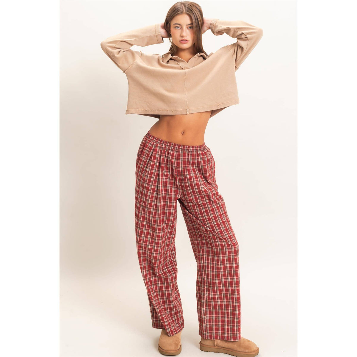 Slow Days Plaid Pants