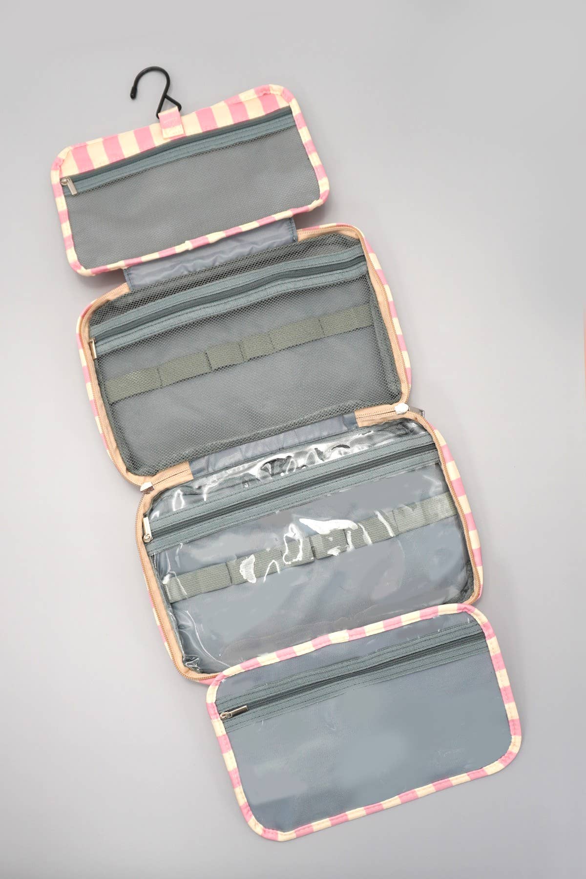 Getaway Striped Hanging Toiletry Organizer
