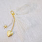 Lace & Love Heart Bag Charm