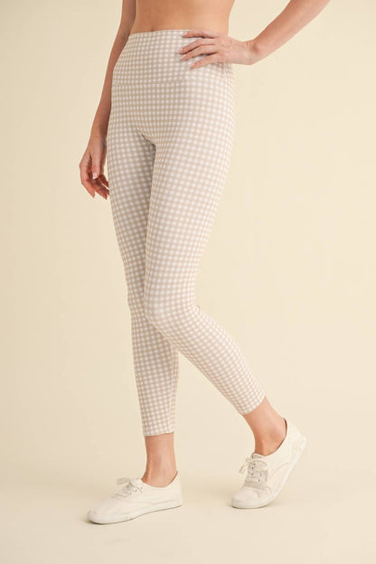 Gingham Aligned Performance Leggings