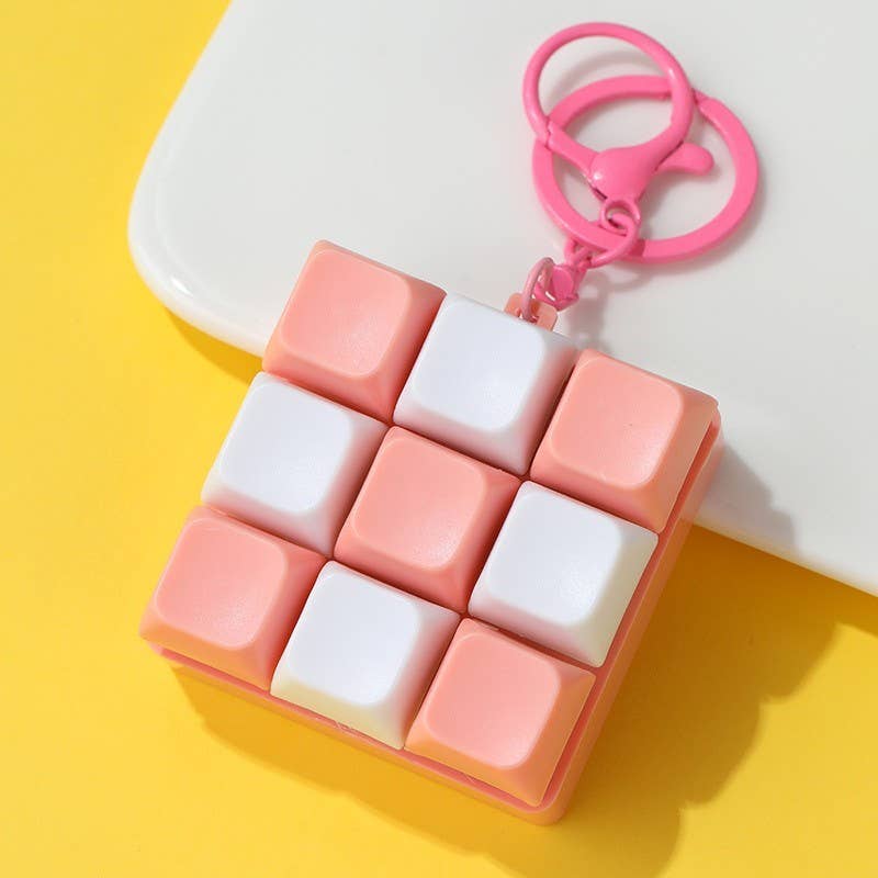 Keyboard Fidget Stress Relief Keychain