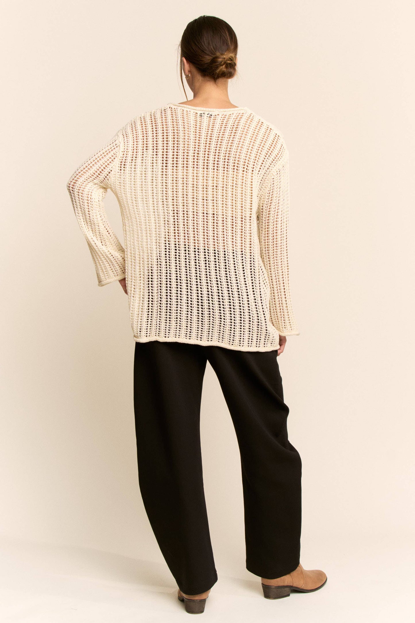 Plus Sandbar Open Knit Top