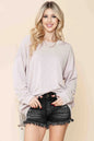 Wave Rib Oversized Sweatshirt | Choose Color