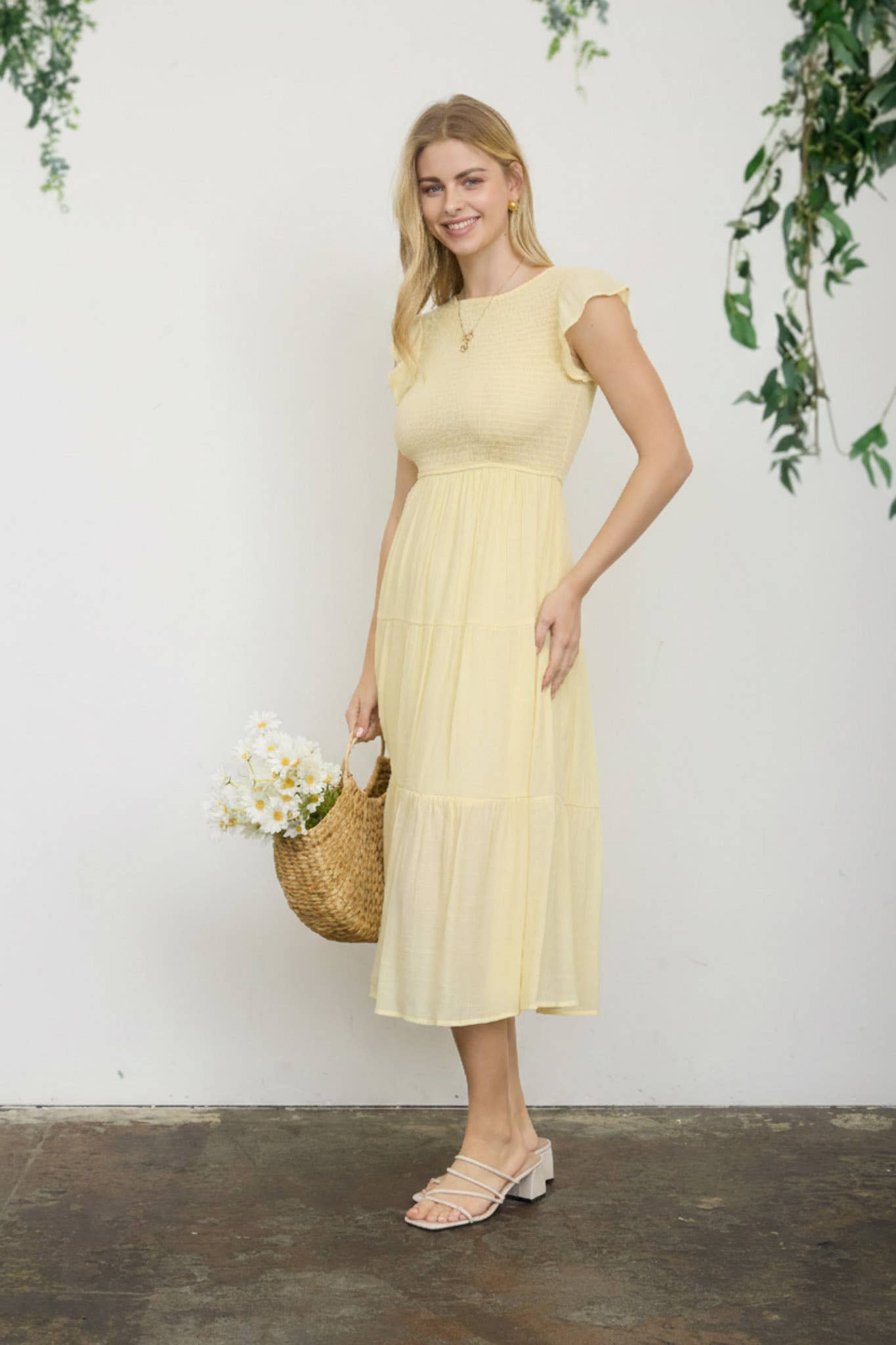 Simply Sweet Tiered Midi Dress