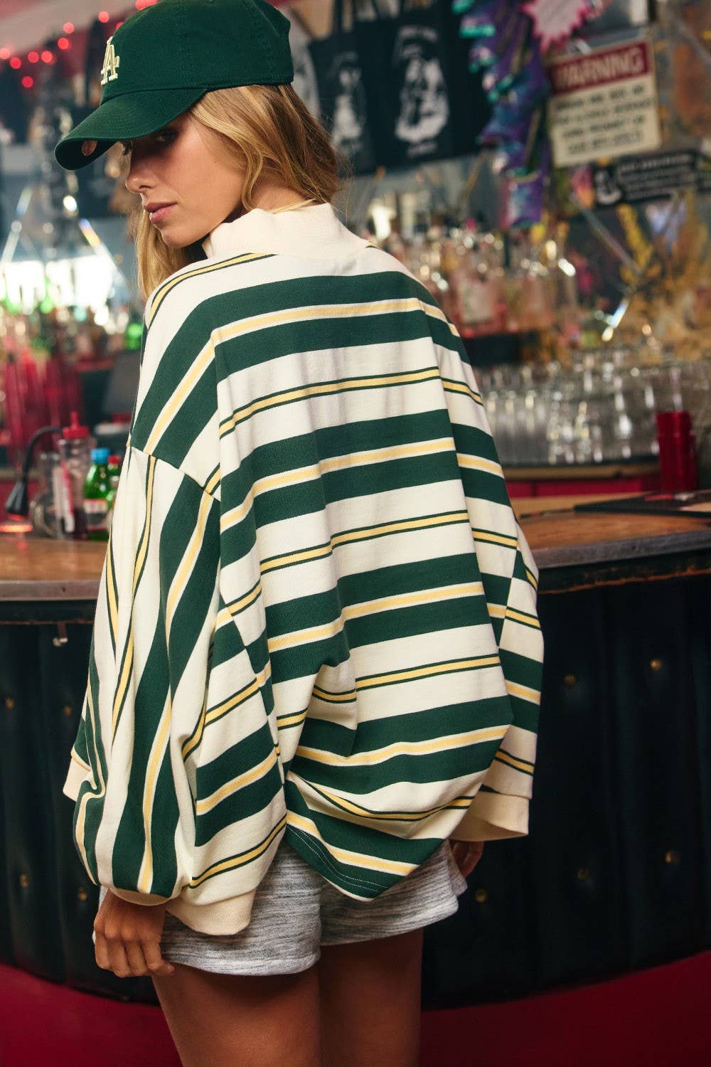 Northern-light Mock Neck Pullover