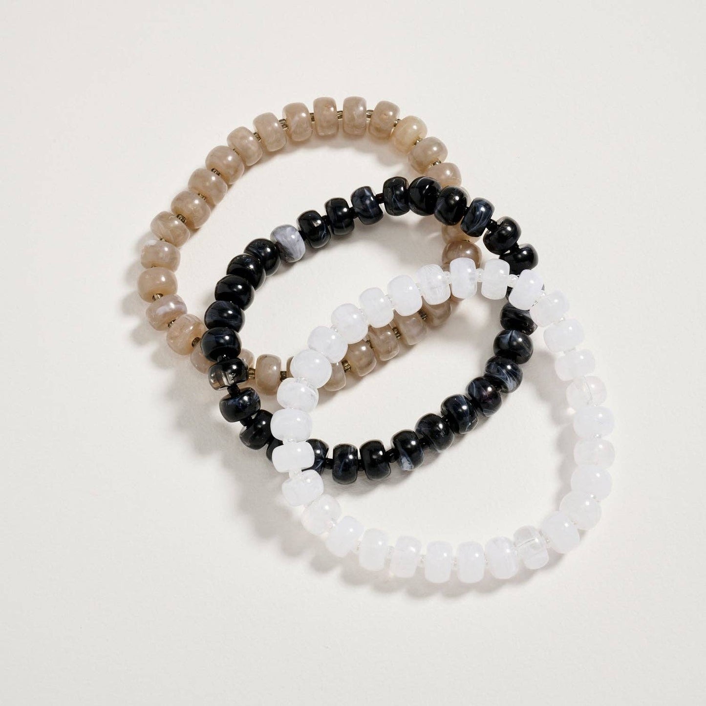 Earth & Ivory Bracelet Stack