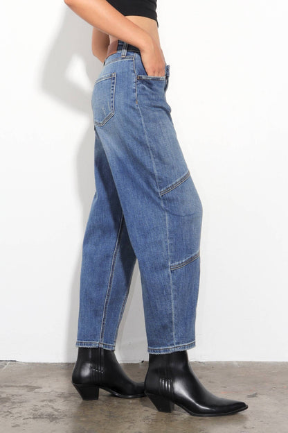 Drift High Rise Barrel Jeans