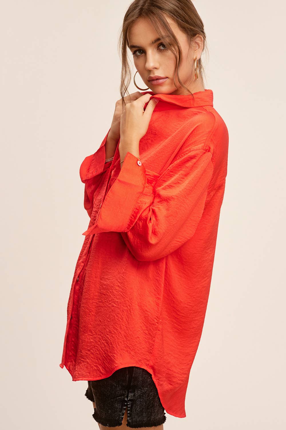 Mollie Button-Up Top | Choose Color
