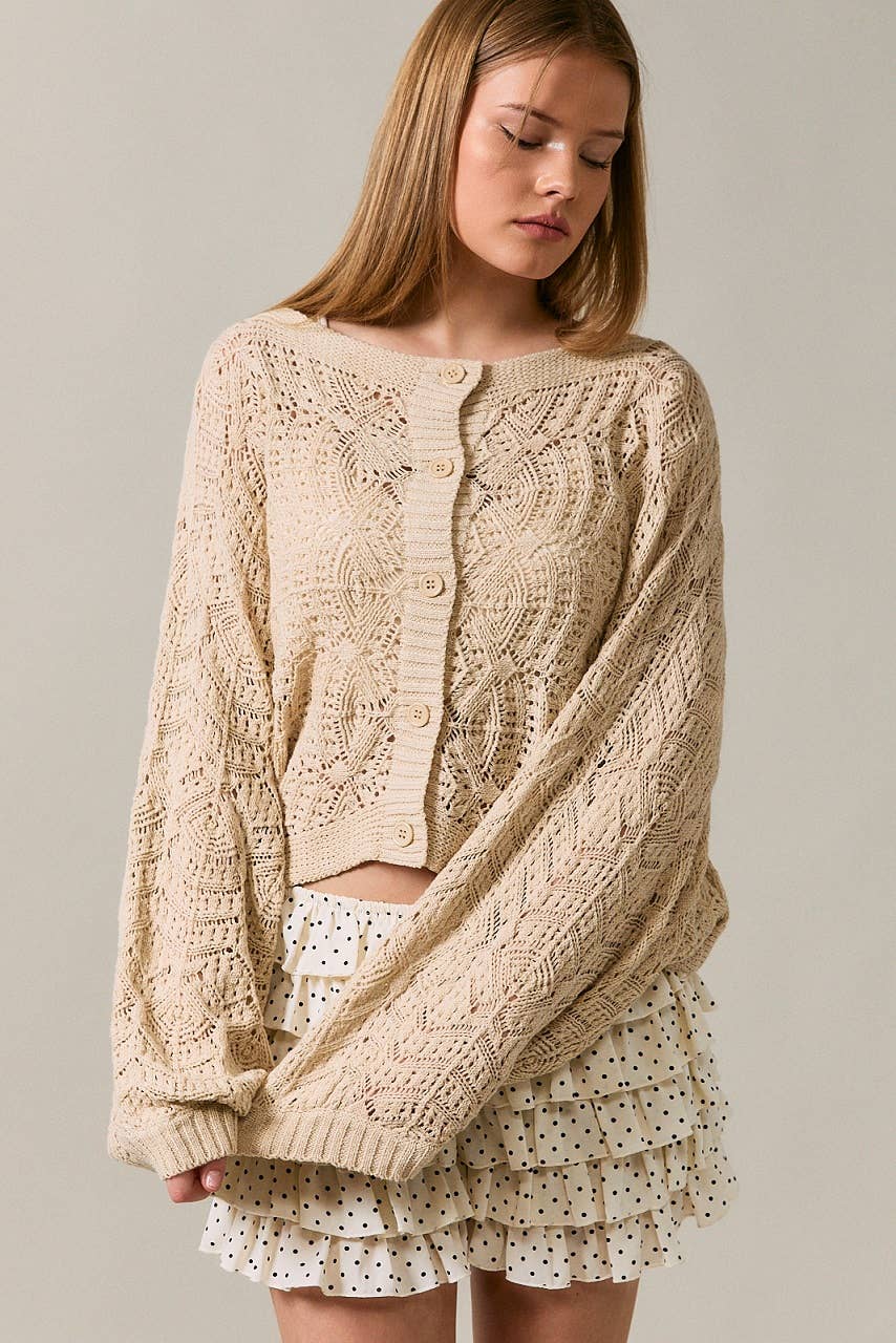 Coastal Crochet Cardigan