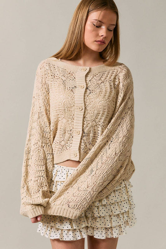 Coastal Crochet Cardigan