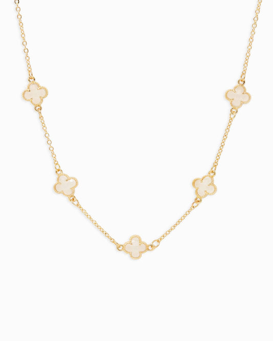Clover Station Necklace