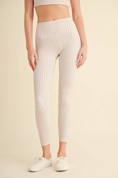 Gingham Aligned Performance Leggings