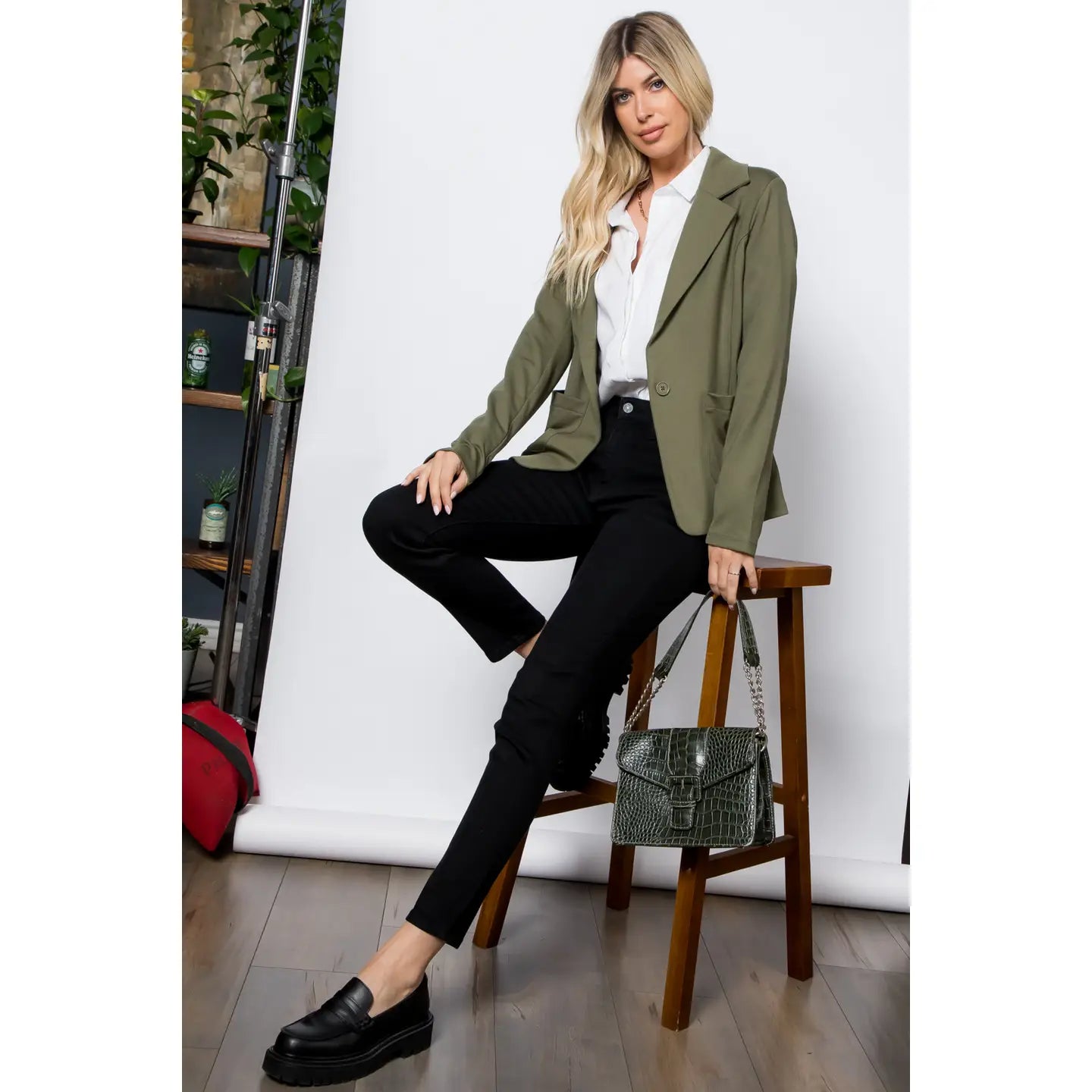 Patch Blazer | Choose Color