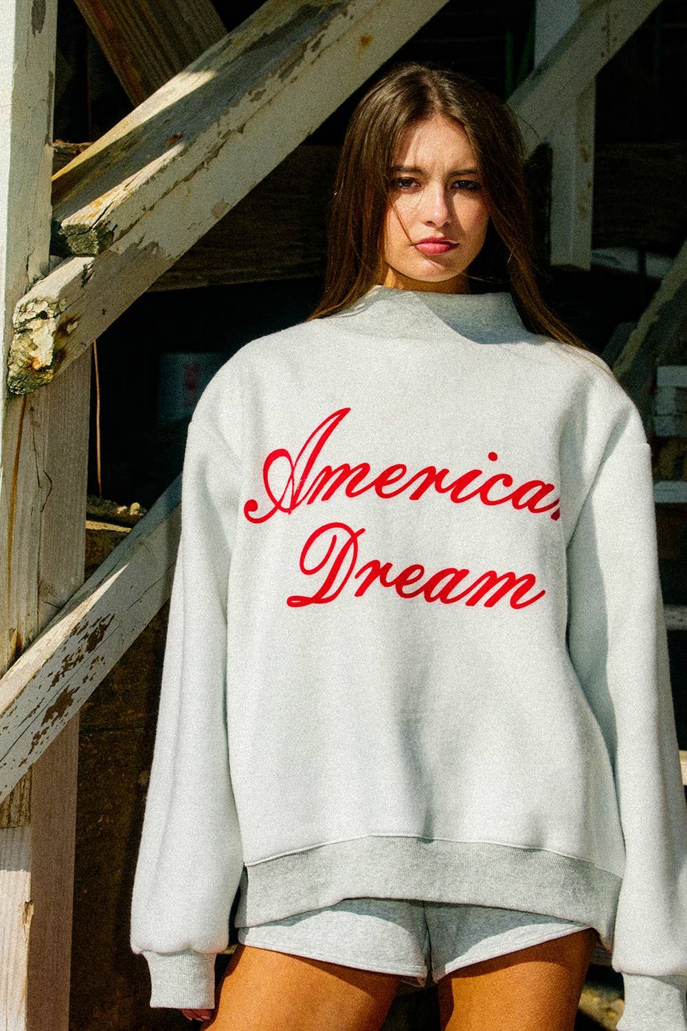 All-American Reversible Mock Neck