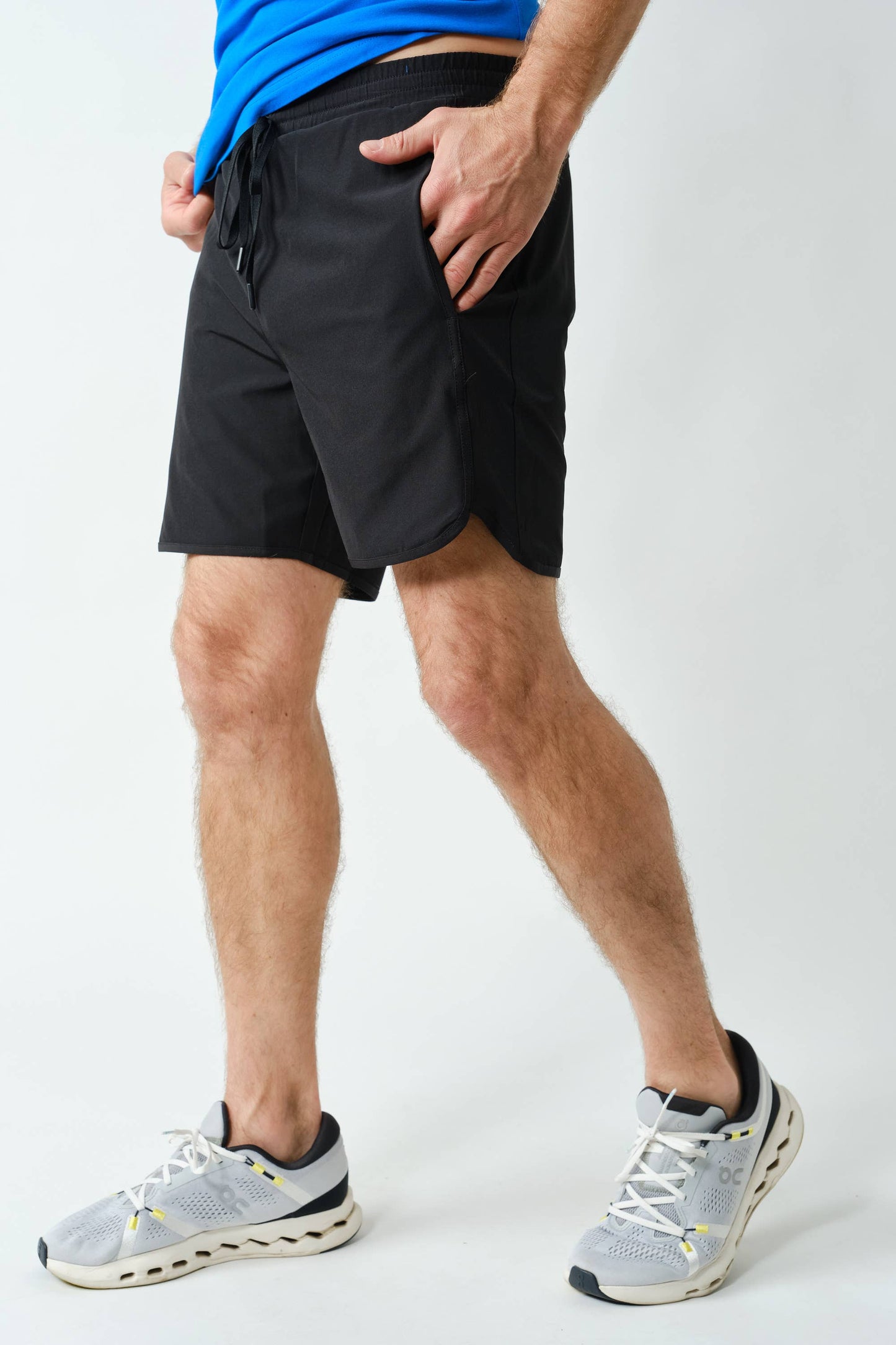 Mens's Wave Accent Essential Active Shorts