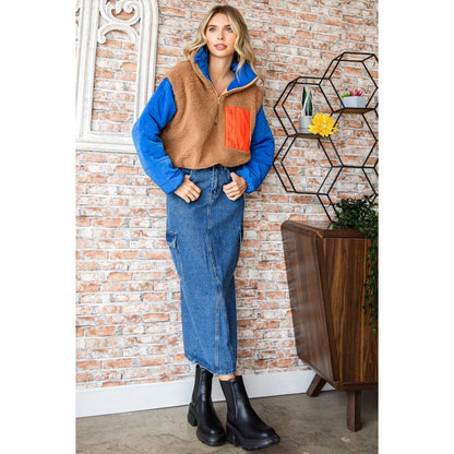 Alpine Quilted Half-Zip Sherpa | Choose Color