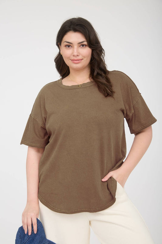 Plus Easy Living Cotton Tee