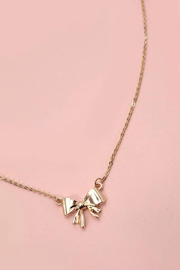Petite Bow Necklace