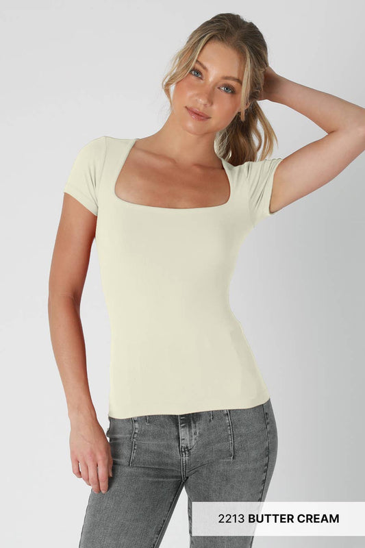 Square Neck Baby Tee