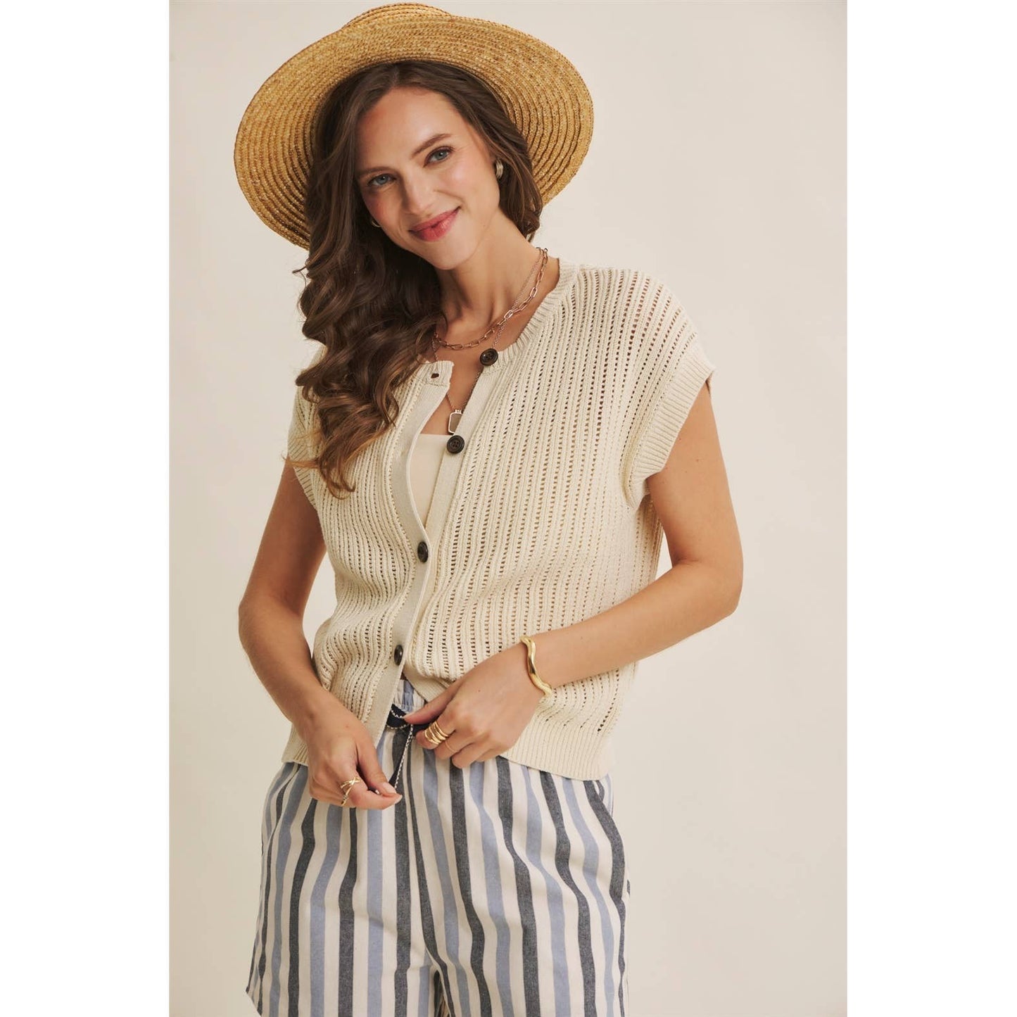 Sandbar Button Front Vest