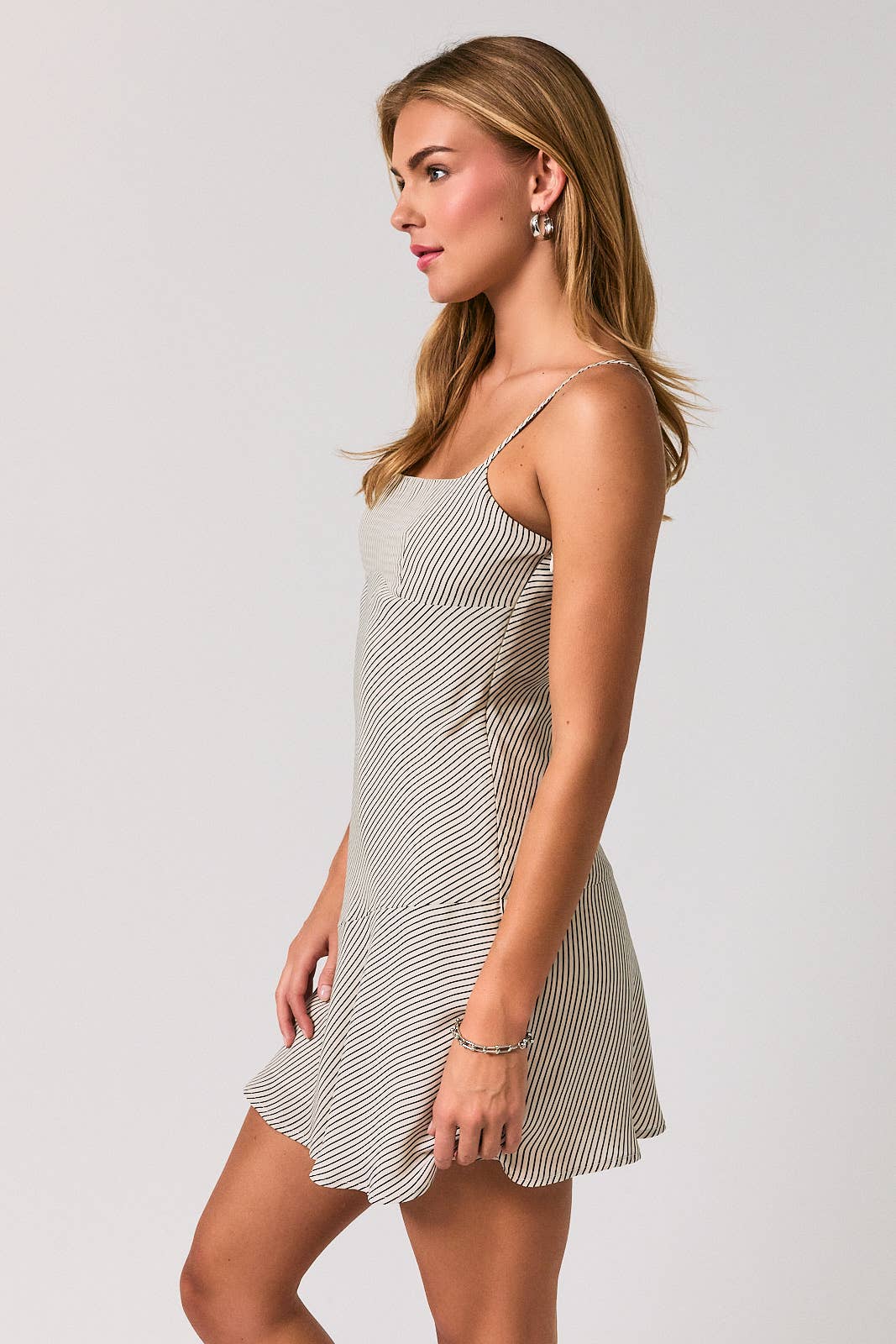 Boardwalk Stripe Mini Dress