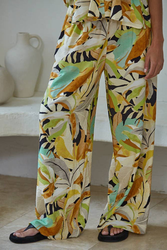 Coastal Calm Wide Leg Pants