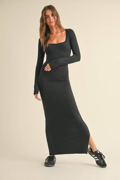 Soft Knit Maxi Dress
