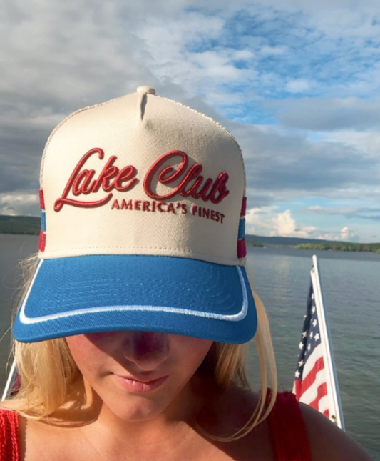 Lake Club America's Finest Vintage Trucker Hat