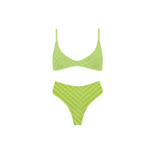 Terry Checker Bikini Set