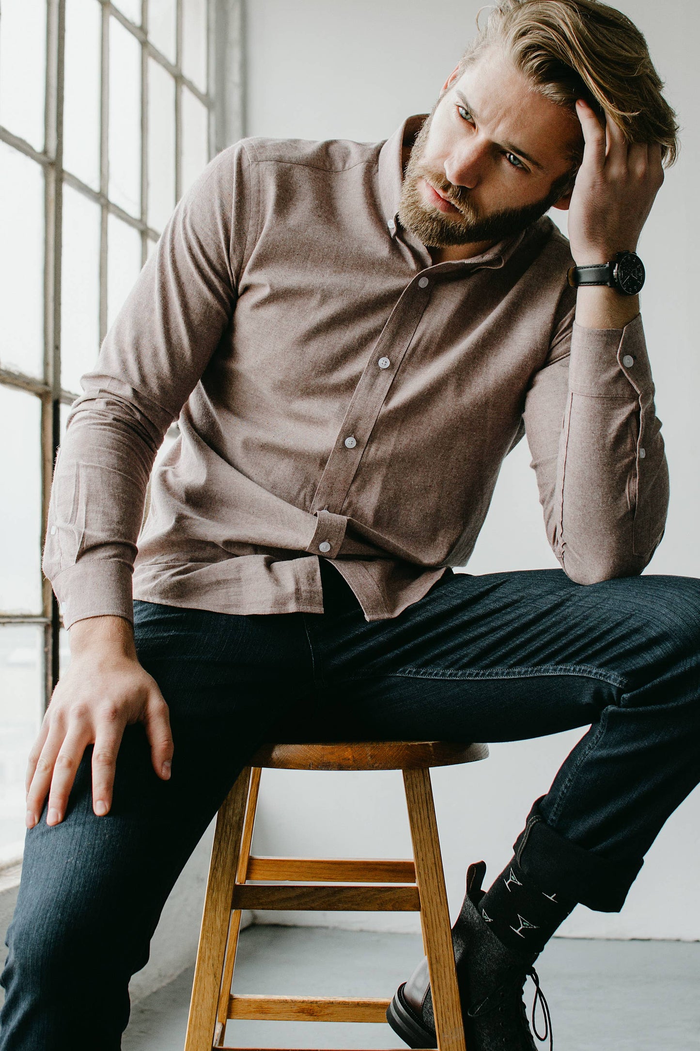 Lucas Casual Slim Fit Dress Shirt