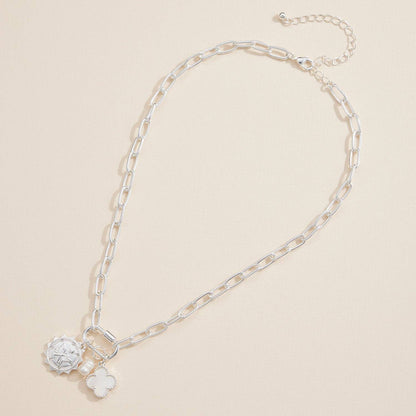 Chain Necklace with Charms