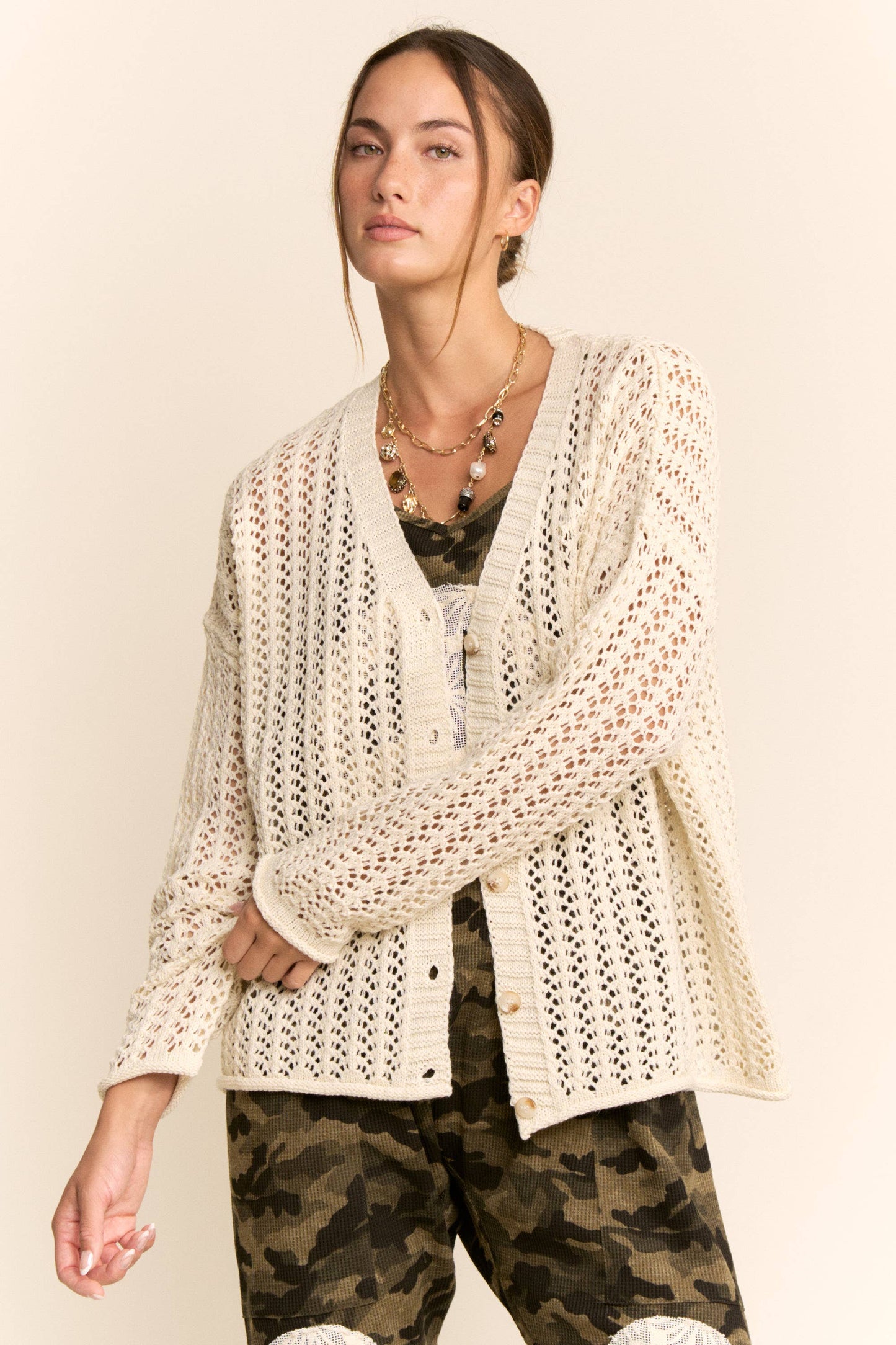 Knit Crochet Cardigan