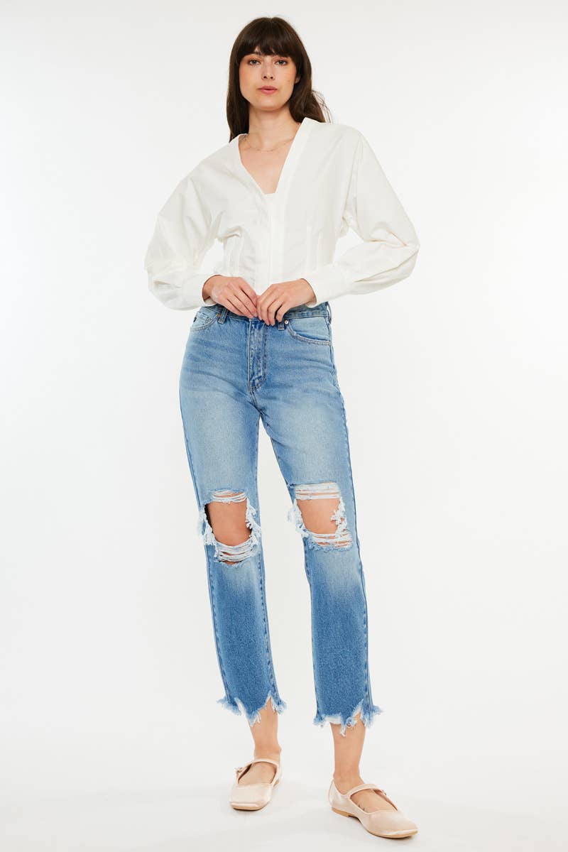 Mom Jeans | Medium Denim