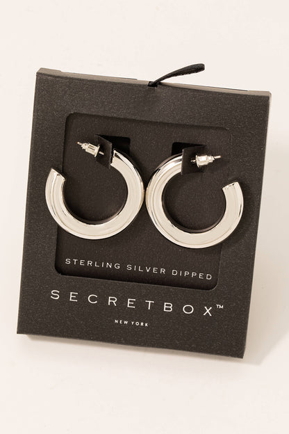 Tube Hoop Earrings
