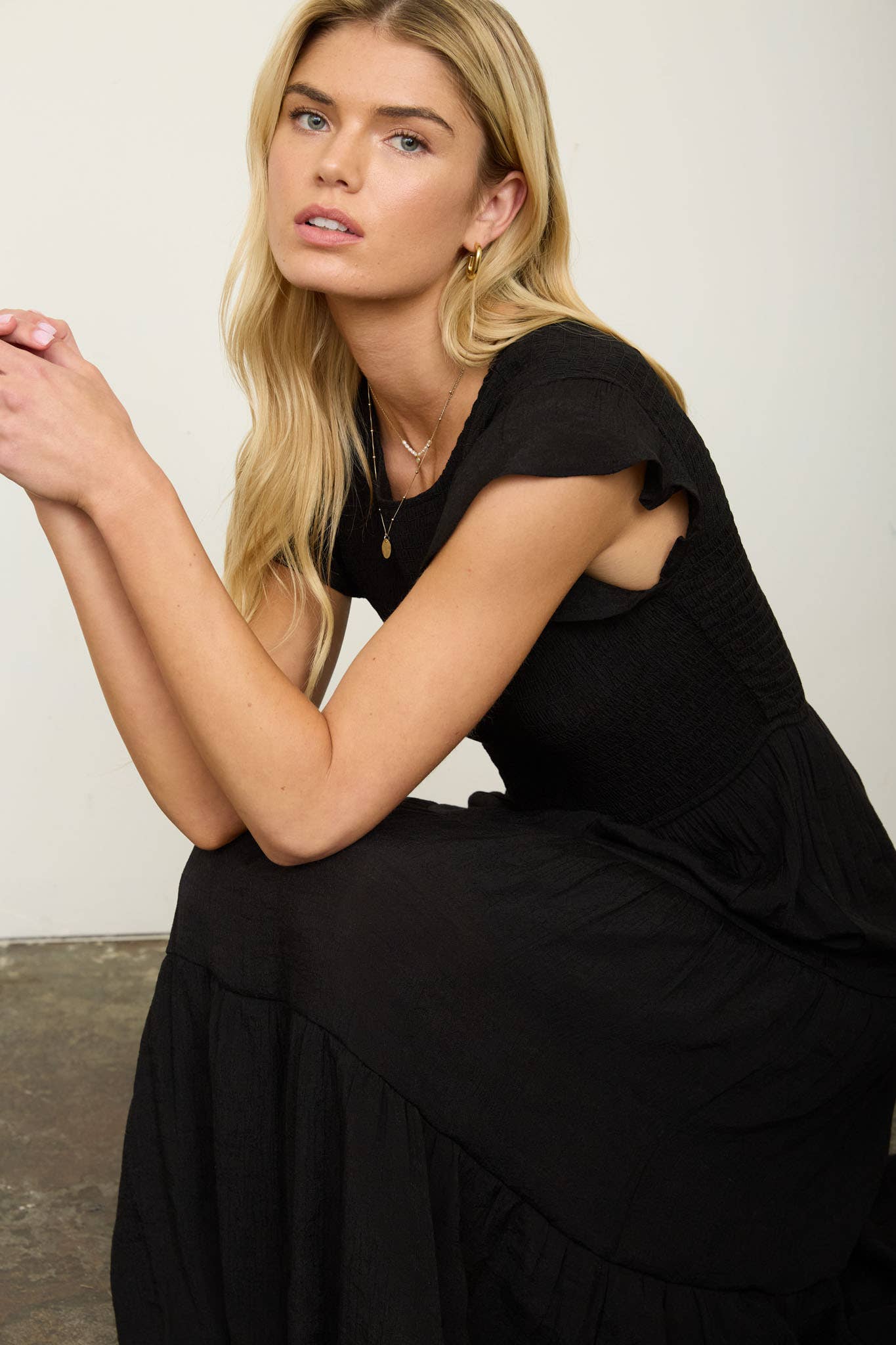 Simply Sweet Tiered Midi Dress