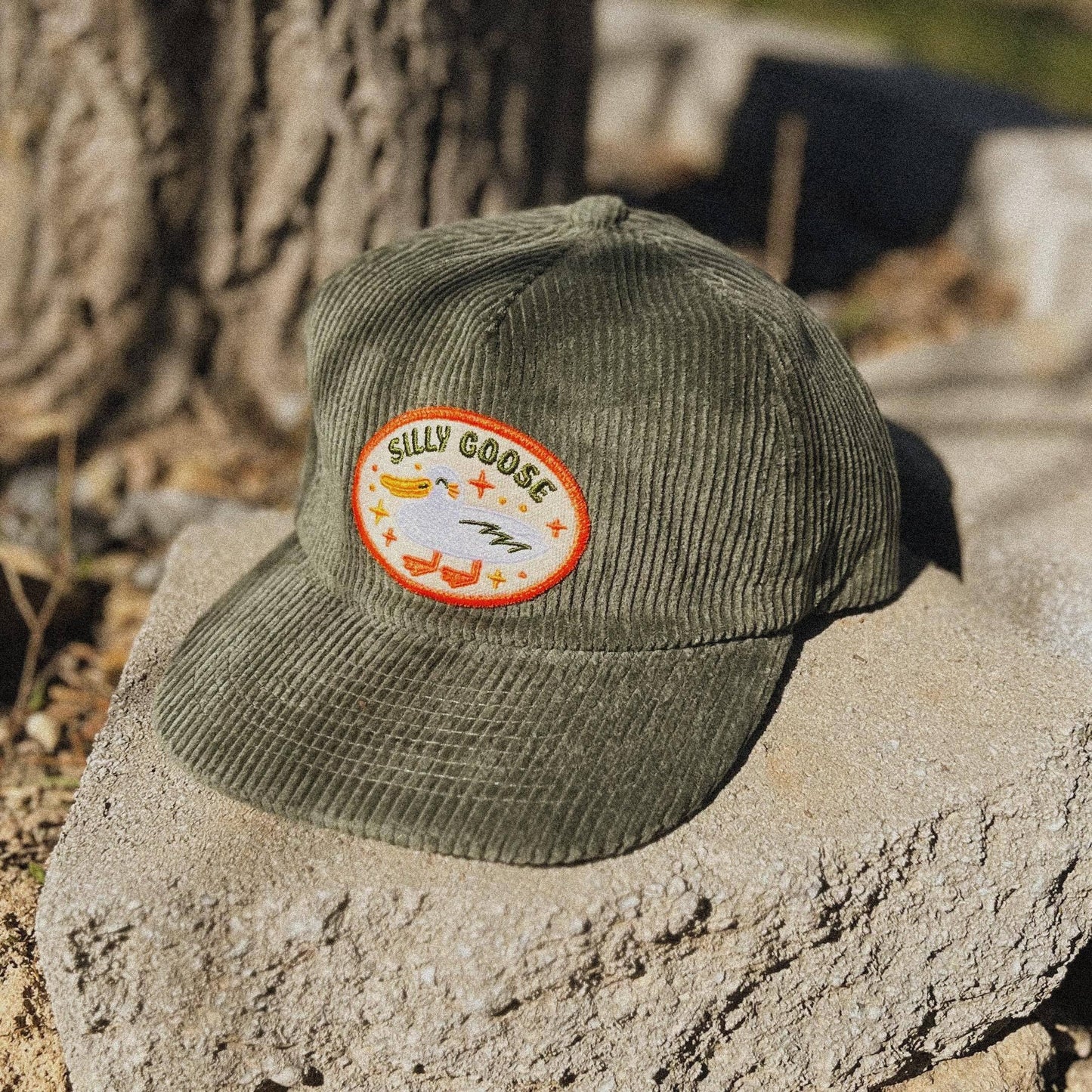 Silly Goose 5-Panel Corduroy Hat